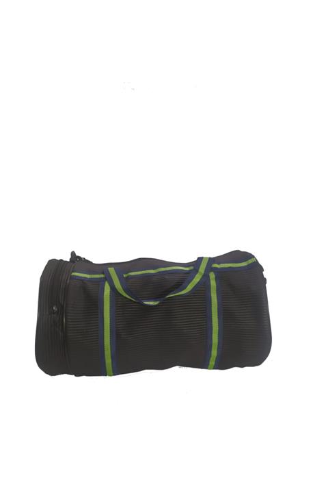 Ünal Çanta Unisex Siyah Newfull Silindir Seyahat Spor Çantası