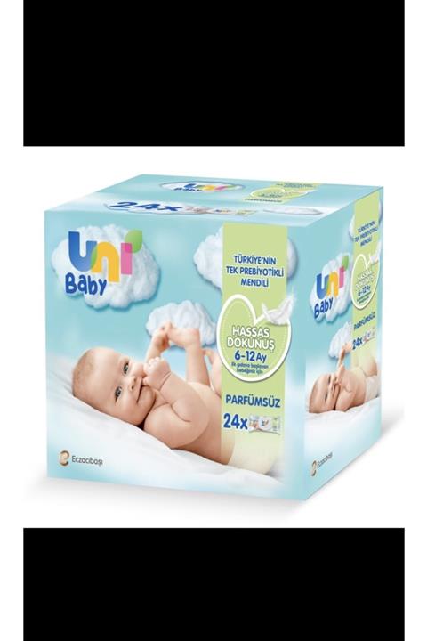 Uni Baby Hassas Dokunuş Islak Mendil 24x52 Adet