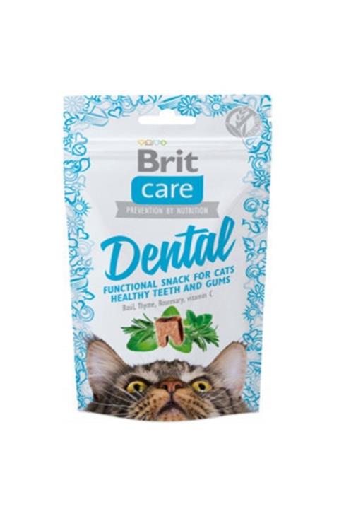 Brit Care Dental Hindili Kedi Bisküvisi 50gr