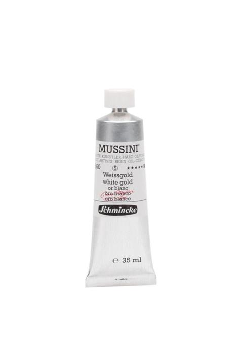Schmincke : Mussini : Artist Yağlı Boya : 35 Ml : Seri 5 : 860 White Gold