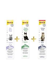 Gimcat Anti-stress Paste 50gr + Gastro Paste 50 Gr + Urinary Paste Kedi Macunu 50gr