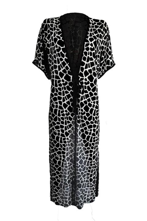 Bolder Kadın Siyah Plaj Elbisesi