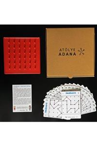 AtölyeAdana Geoboard - Geometri Tahtası - Matematik Akıl Zeka Mantık Oyunu