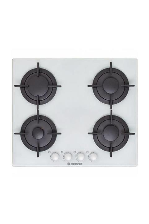 Hoover Ankastre Ocak HVG 64 MW Beyaz Cam 60 cm