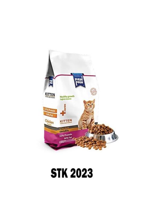 Paw Paw Tavuklu Yavru Kedi Maması 15 Kg