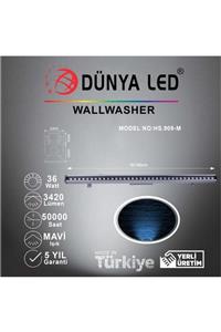 DÜNYA LED Hs.909-m 36x1w Wallwasher Mavi