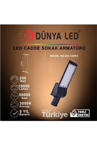 DÜNYA LED Hs.1005/3 Cadde 200w Led Cadde Sokak Arm.ü 3000k Günışığı