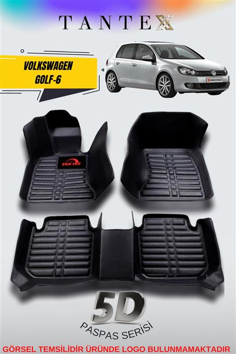 TANTEX Volkswagen Golf-6 5d Araca Özel Oto Paspası