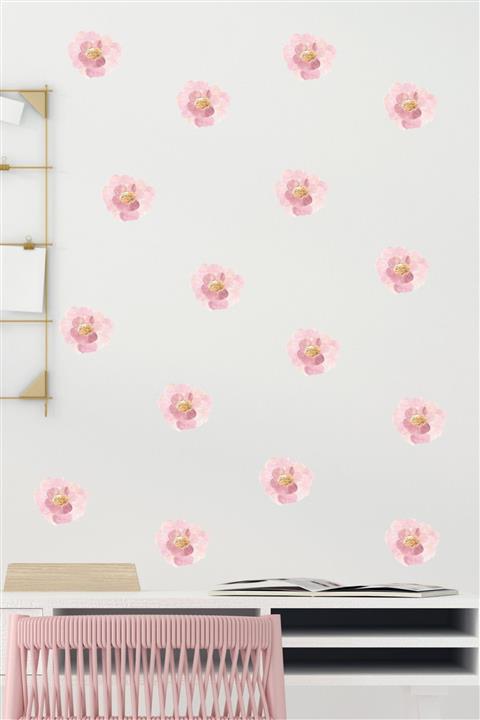 Sticker Ekspres Mini Çiçekler Duvar Sticker Seti