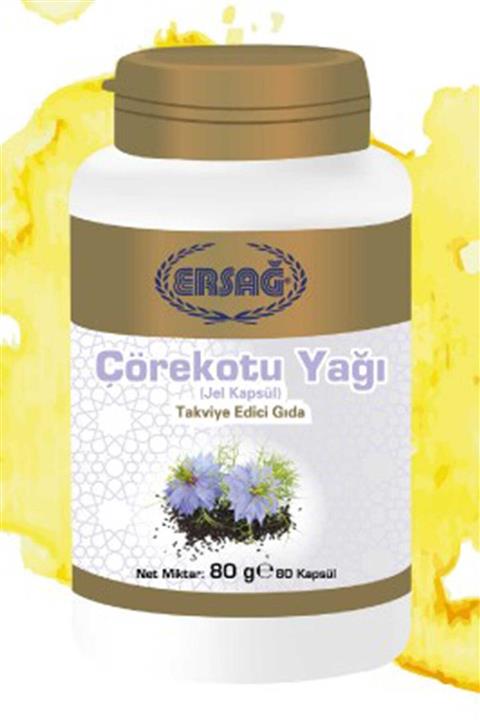 Ersağ Çörekotu Yağı Jel Kapsül