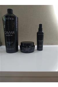 Selective Professional Caviar Sublime Saç Bakım Seti. 1000 Ml Şampuan.caviar Maske 200 Ml.caviar Sublime Dream 150 Ml.