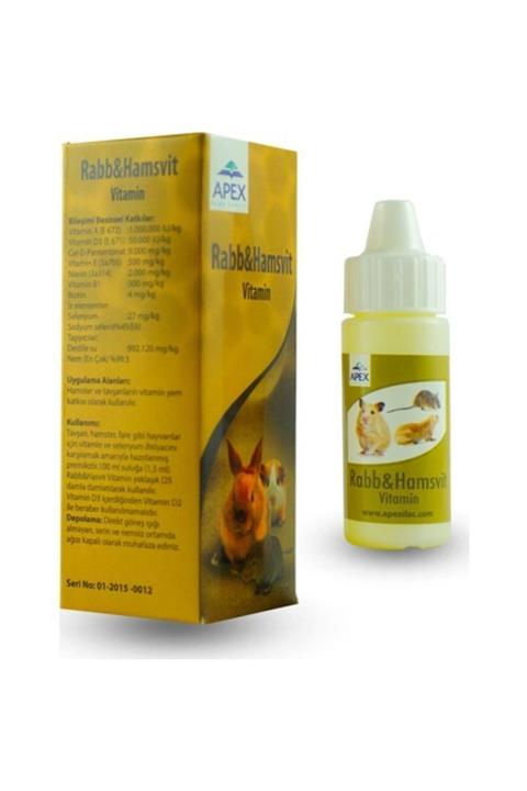 Markayolu Apex Rabb&hamsvit Tavşan Ve Hamster Vitamini 20 Ml
