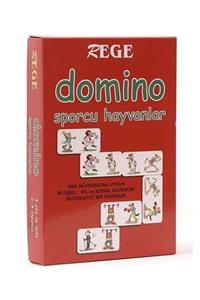 Rege +3 Yaş Sporcu Hayvanlar Domino Kartları ()