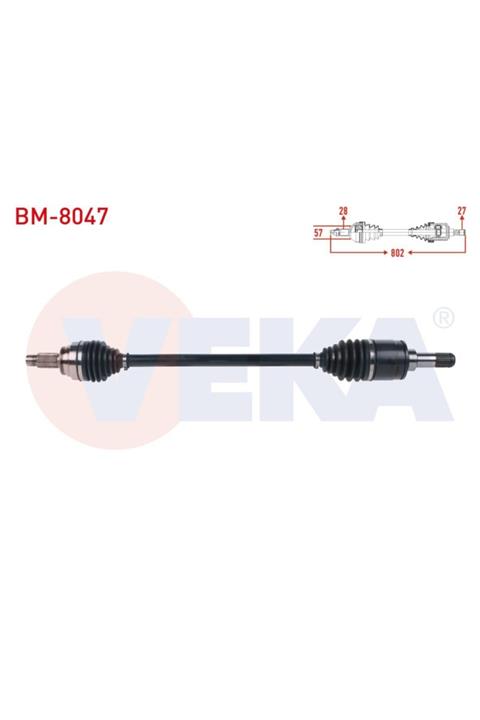 ünlü oto Komple Aks Sag Arka Uzunluk 802mm Bmw 1 Serısı (f20,f21) 116 I - 118 I - 120 I 2