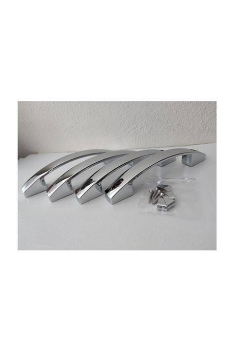 Akay Duşakabin Ay Kulp Krom 4'lü Set