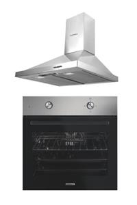 Luxell (B66-s2 Inox Fırın - Dp6-x Inox Davlumbaz )