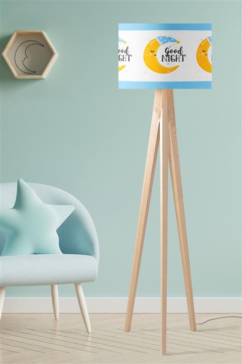 Evmila Uykucu Ay Çocuk Odası Lambader