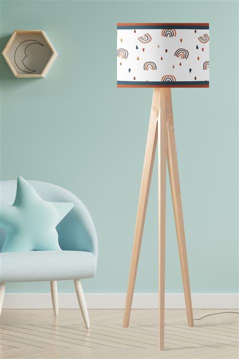 Evmila Unisex Gökkuşakları Çocuk Odası Lambader
