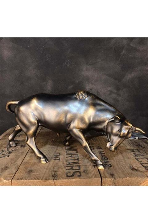 Tual Hobi Sanat Dekoratif Boğa Heykeli