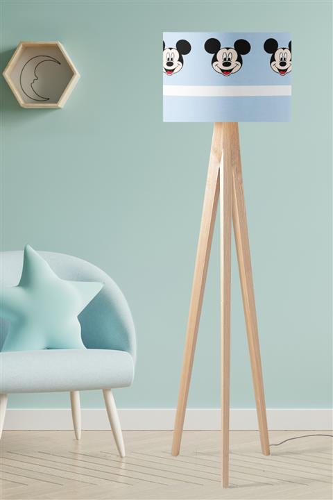 Evmila Erkek Mickey Mouse Çocuk Odası Lambader