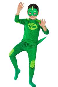 Pj Mask Pijamaskeliler Kertenkele Çocuk Kostüm 7-9 Yaş