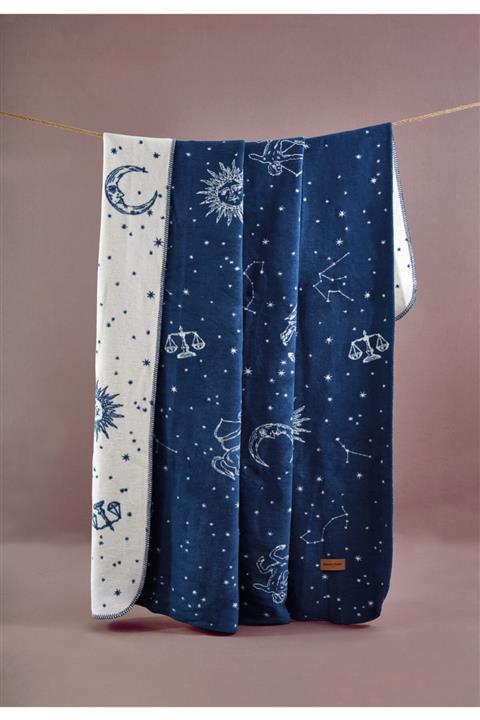 Marie Claire Horoscope Çift Kişilik Pamuklu Battaniye