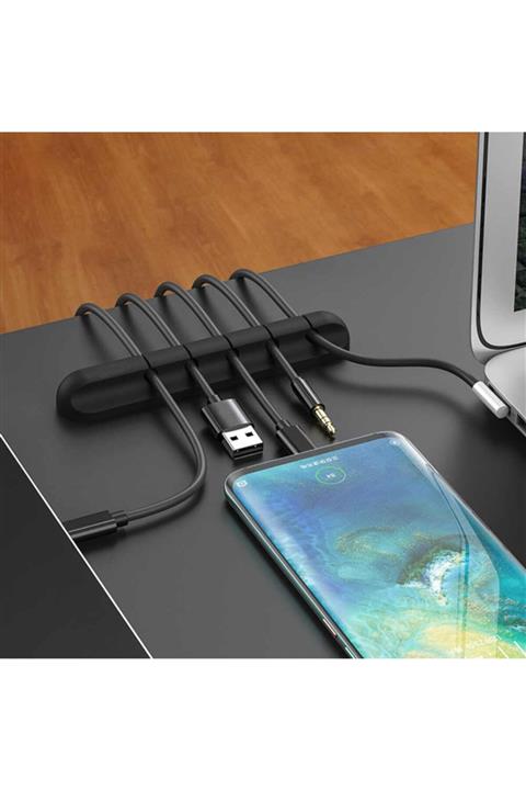 Adil Baba Masa Kenarı 5 Kanallı Kablo Tutucu