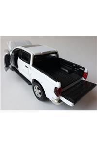 OYUNCAKSAHİLİ Toyota Tundra V8 Pickup 1.32 Diecast Metal Araba Kapı Bagaj Kaput Aç White