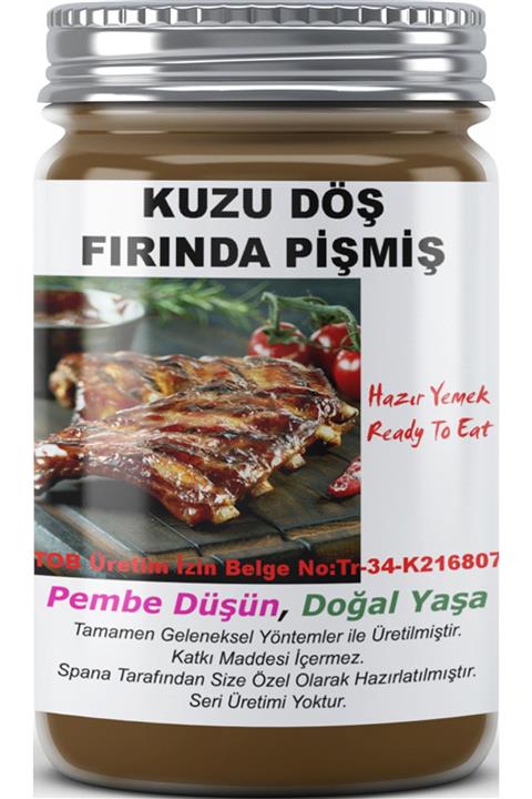 SPANA Kuzu Döş Fırında Pişmiş Ev Yapımı Katkısız 330gr