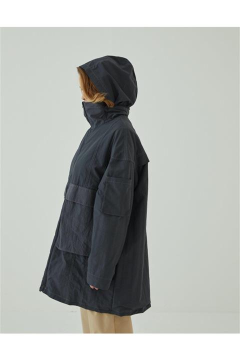 qooq 21620 Körük Cepli Yağmurluk