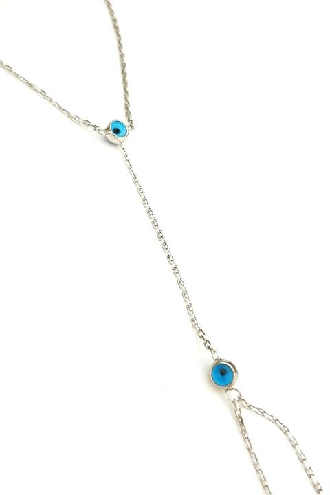 Pier Gümüş Gümüş Nazar Boncuklu Şahmeran