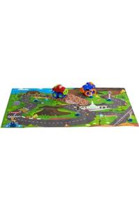 Furkan Toys Zıpır Teker Arabalar Eğitici Trafik Halısı
