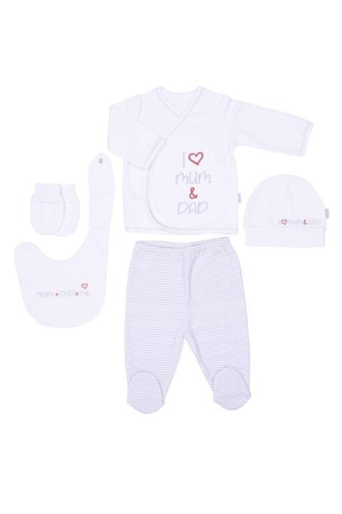 kitikate Organik Mum&dad 5'li Zıbın Set