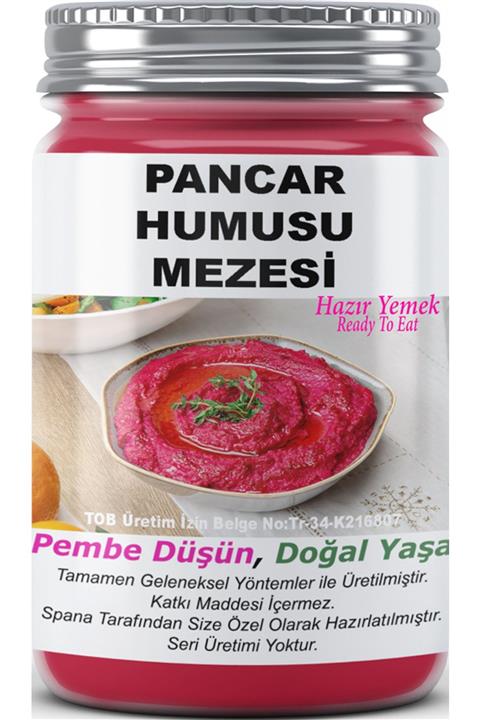 SPANA Pancar Humusu Mezesi Ev Yapımı Katkısız 330gr