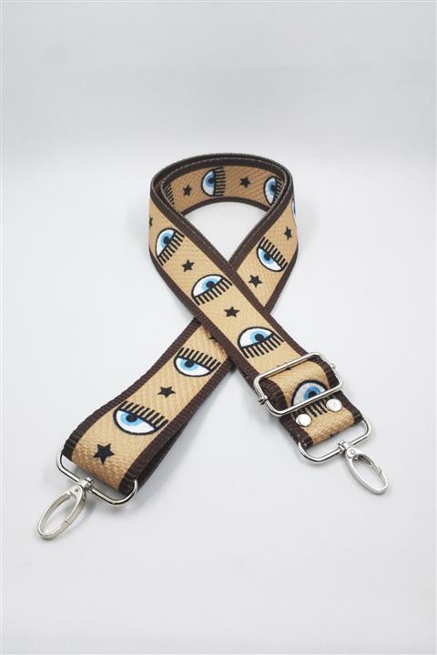 razar Göz Desenli Çapraz Çanta Askısı