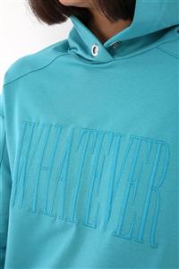 ALLDAY Kadın Aqua Nakışlı Sweat Tunik