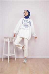 KAMİL KESKİN Texas Baskılı Sweat