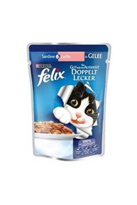 Purina Felix Felix Çifte Lezzet Somon Sardalyalı Kedi Yaş Maması 100 Gr ( 20 Adet )