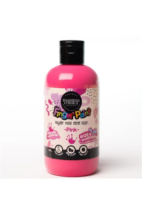 MammacomicaDough Pembe Yıkanabilir Parmak Boyası
