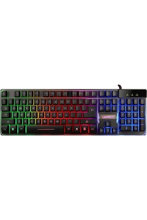 JUNGLEE K9 Mekanik Hisli Oyuncu Klavyesi Led Işıklı Pg-959