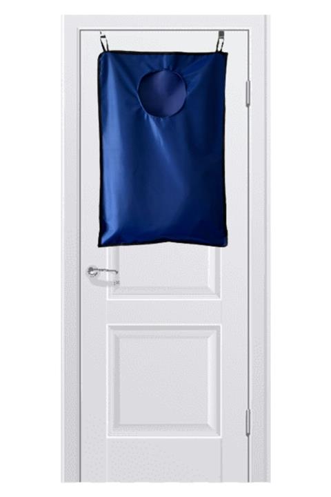 KOZMED Mavi Kapı Arkası Kirli Çamaşır Sepeti