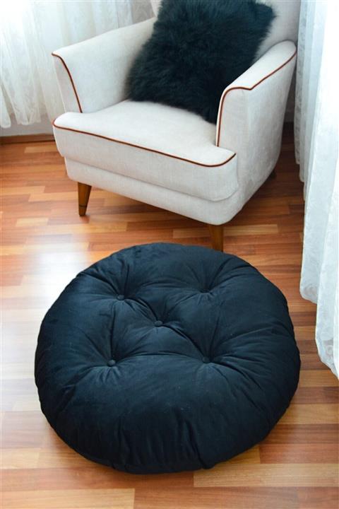 Kırlenta Siyah Mini Yer Pufu