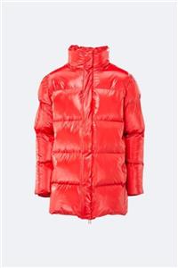 Rains Puffer Coat Shiny Red 1515-ParKırmızı