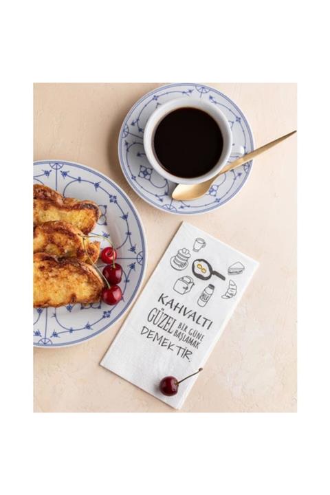 3d Hediyelik Konuşan Akıllı Sunum Peçetesi (kahvaltı Güzel Bir Güne Başlamak Demektir)