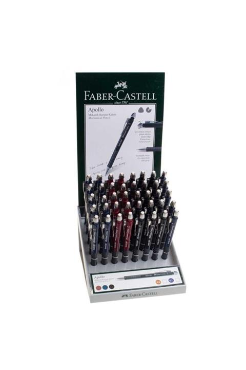 Faber Castell Faber - Castell Apollo Versatil Kalem 40lı Stant 0.7 Mm Klasik Renkler