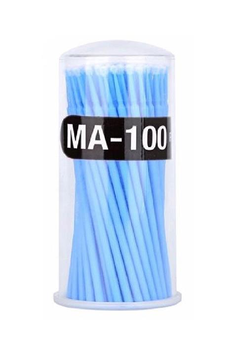 Venalisa 100'lü Microbrush Mavi Medium Ipek Kirpik Applikatör