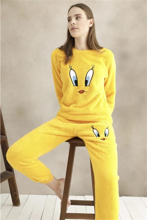 Justin Kadın Tweety Welsoft Pijama Takım