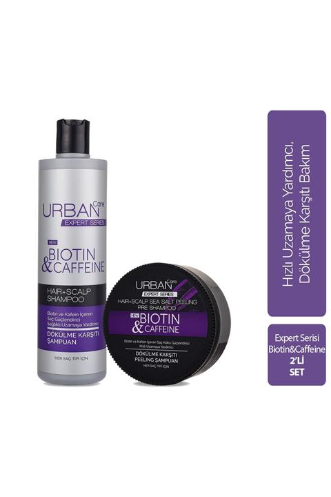 Urban Care Biotin & Kafein Şampuan + Peeling Şampuan 2 'li set