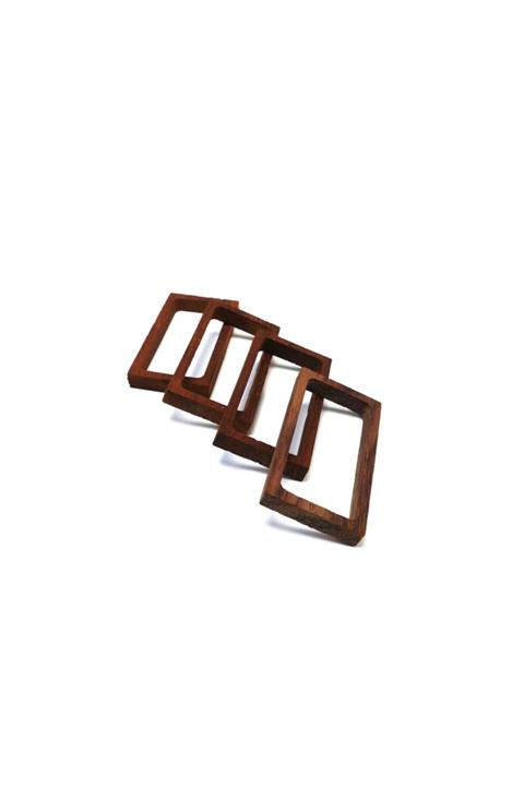 Hobizubi Ahşap Eskitme Kolye Ucu