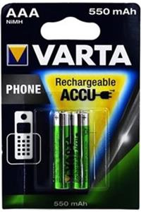 Varta Pil Rech Accu Pho 2 Li Aa 550 Mah